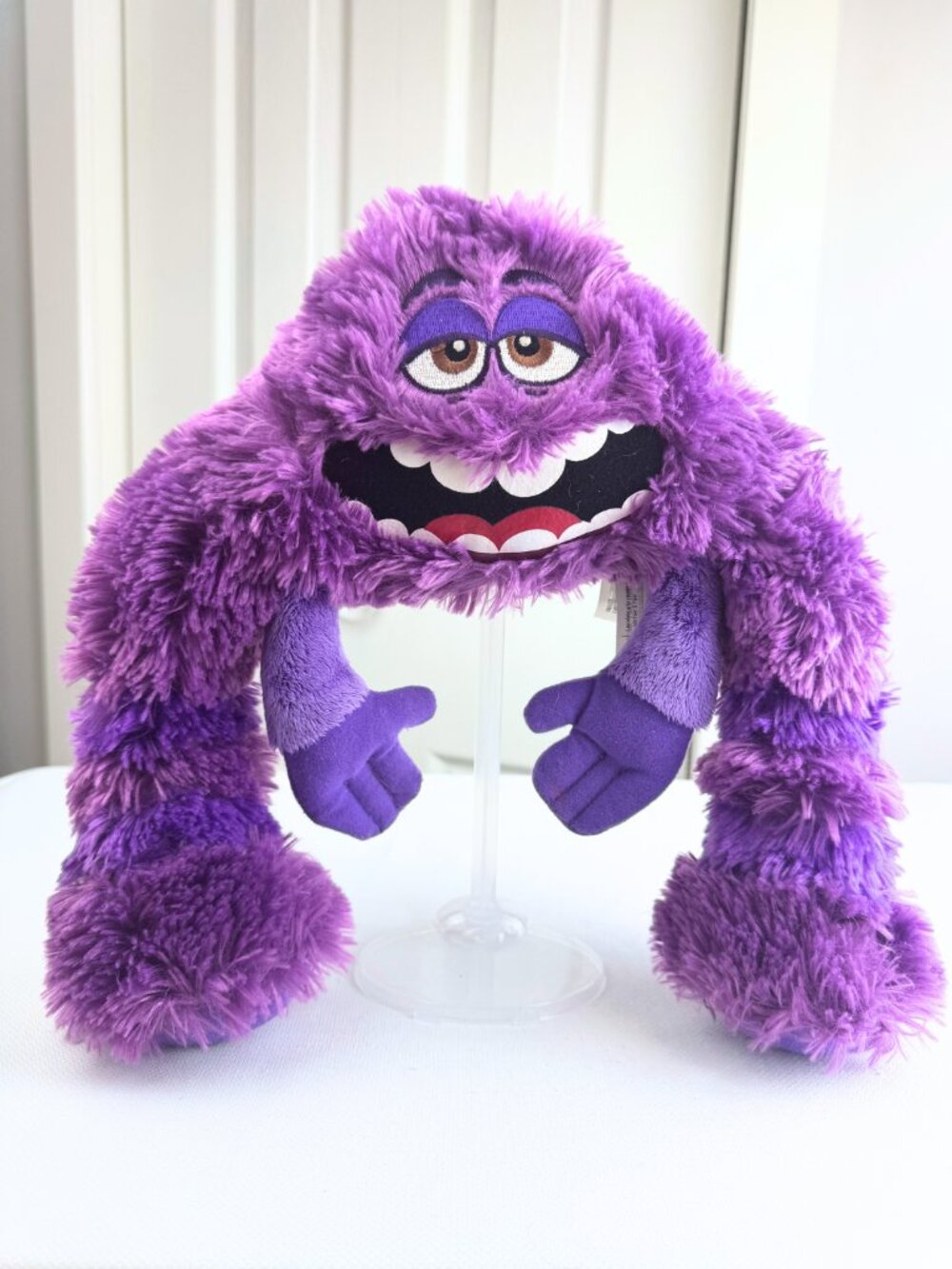 Monster's University Art Plush Disney Purple 2013
